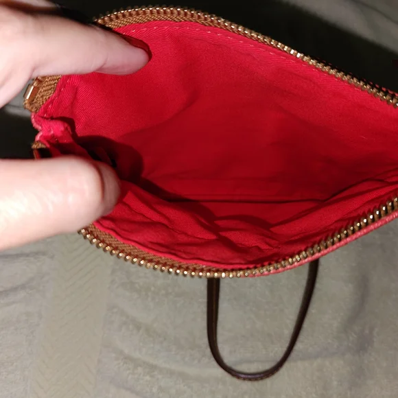 Dooney & Bourke Red Crossbody Bag with Team Logo - Picture 3 of 5